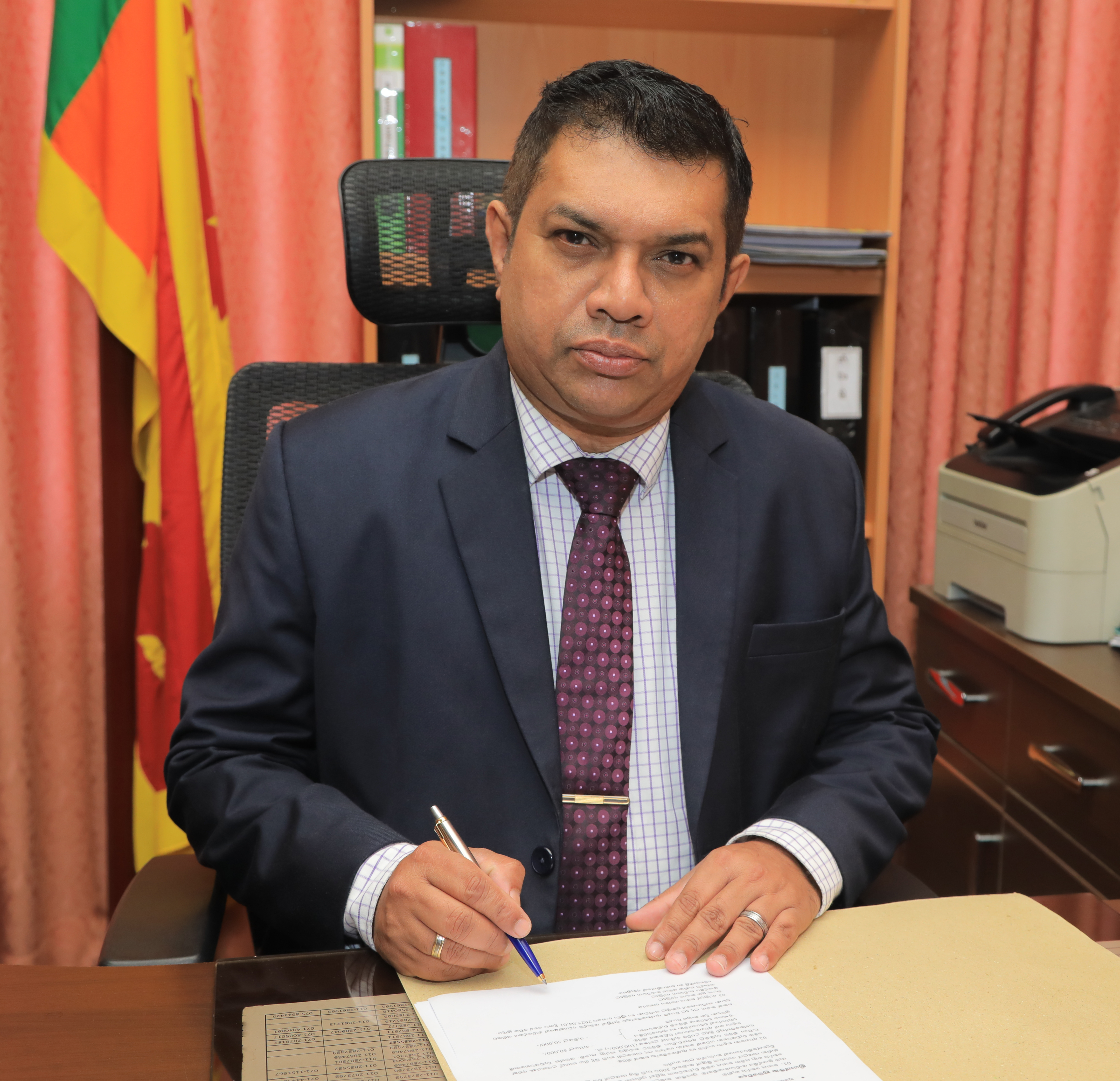 The Director General Mr. C.D. Kaluarachchi